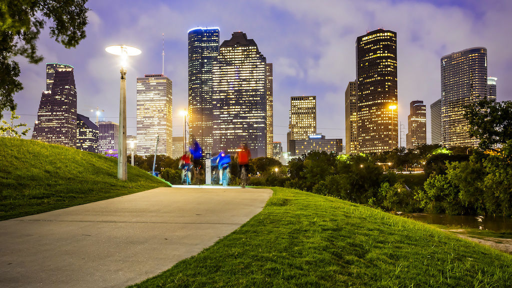 Buffalo Bayou Park in Houston 